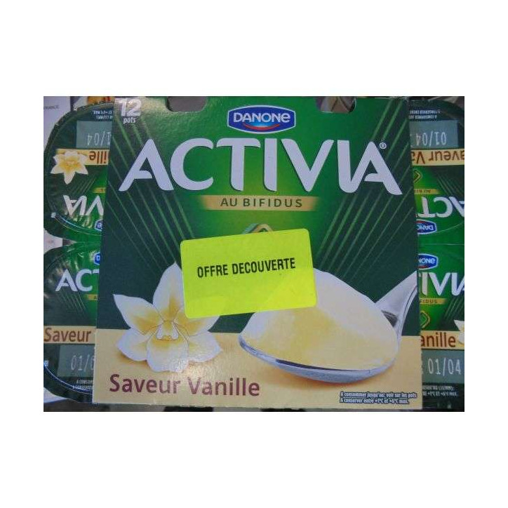 ACTIVIA VANILLE X 12  1.5 KG