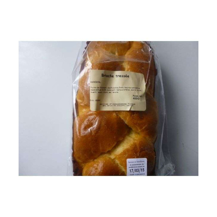 BRIOCHE TRESSEE 400 G