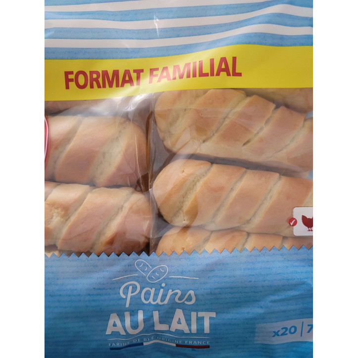 20 PAINS AU LAIT 700GRS 