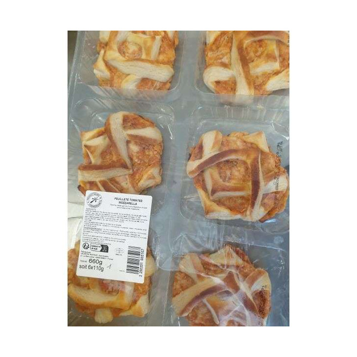FEUILLETES TOMATE MOZZA X6 660G