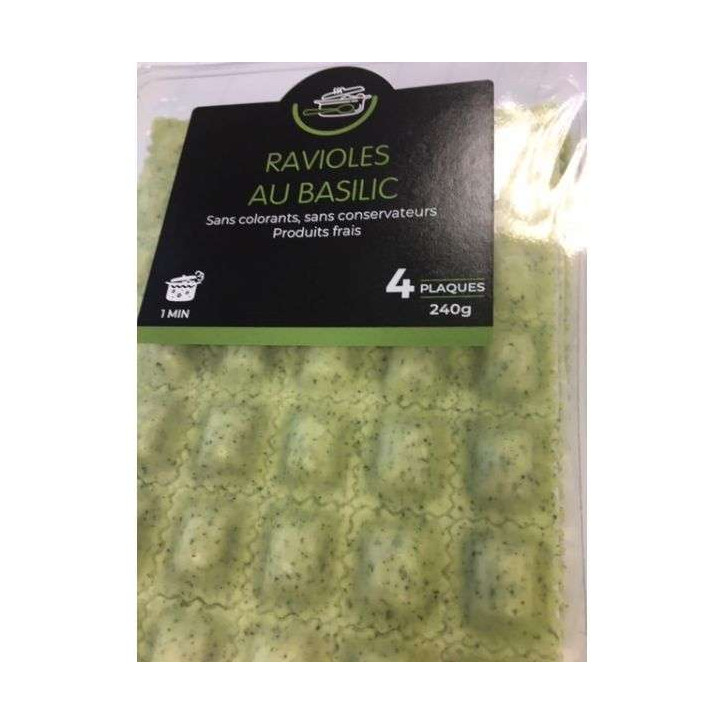 RAVIOLES AU BASILIC 240 GR