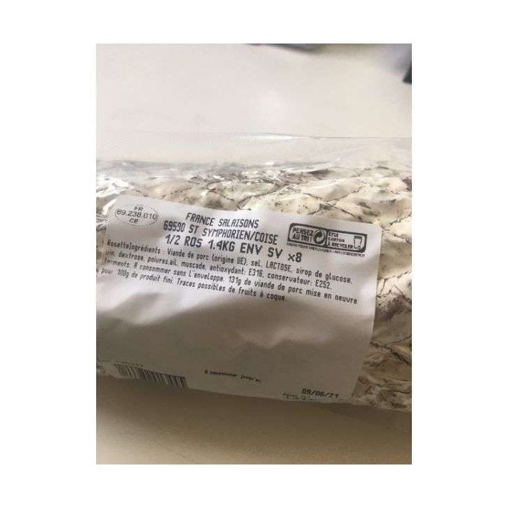 DEMI ROSETTE SOUS VIDE 1.4 KG ENV