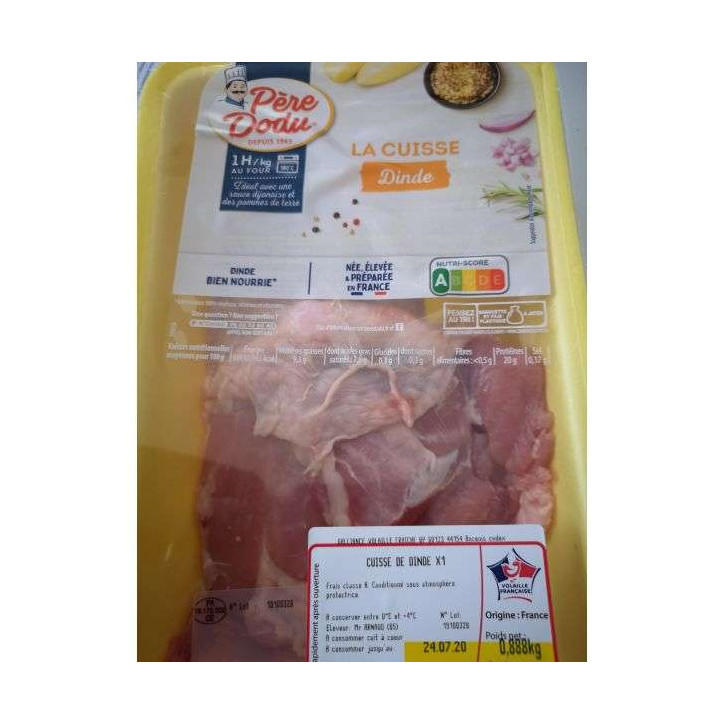 CUISSE DE DINDE 700G ENV 