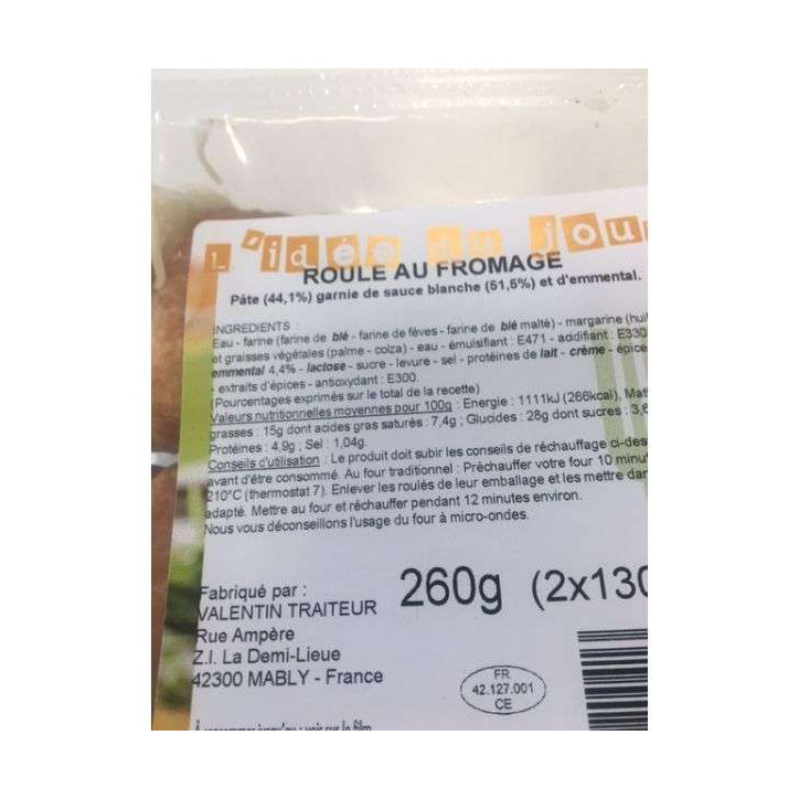 ROULE FROMAGE X 2