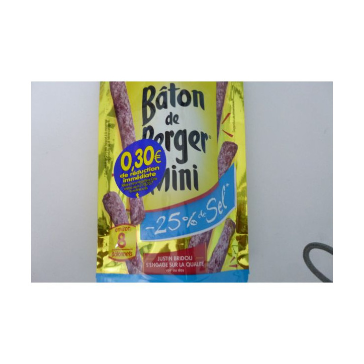 BATON BERGER - 25 % SEL 80GRS