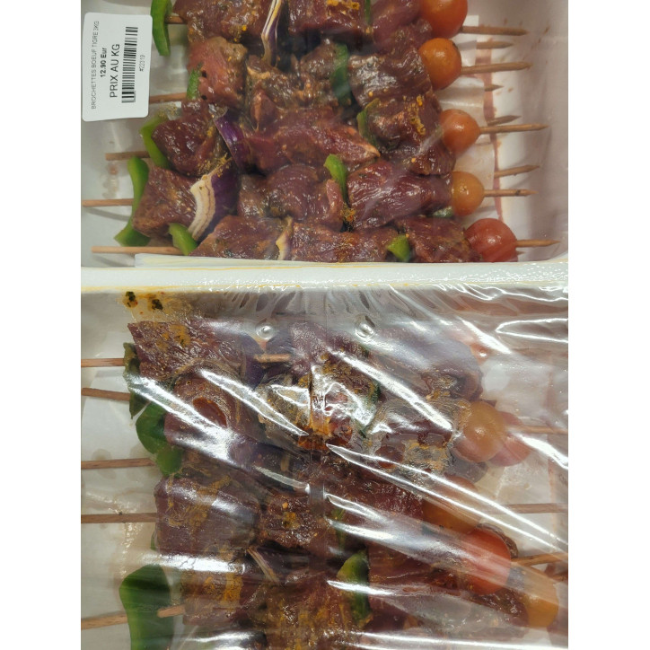 BROCHETTES BOEUF TIGRE 3KG ENV