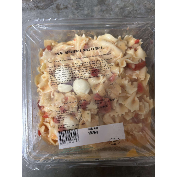 SALADE FARFALLE BOULE ET BILLE 1KG