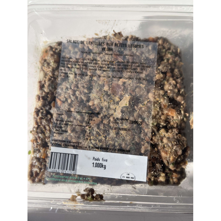 SALADE DE LENTILLES 1 KG