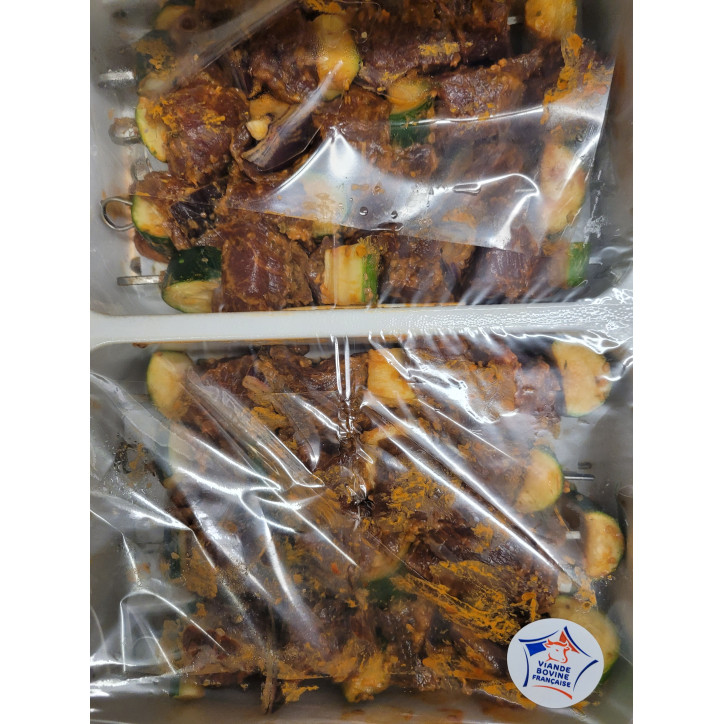 BROCHETTES BOEUF ECHALOTES 3.5KG ENV