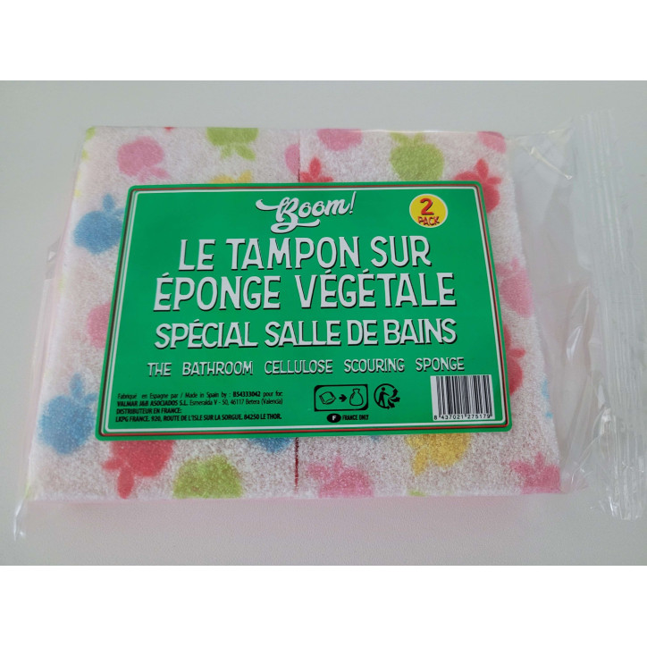 2 EPONGES SALLE DE BAIN BOOM