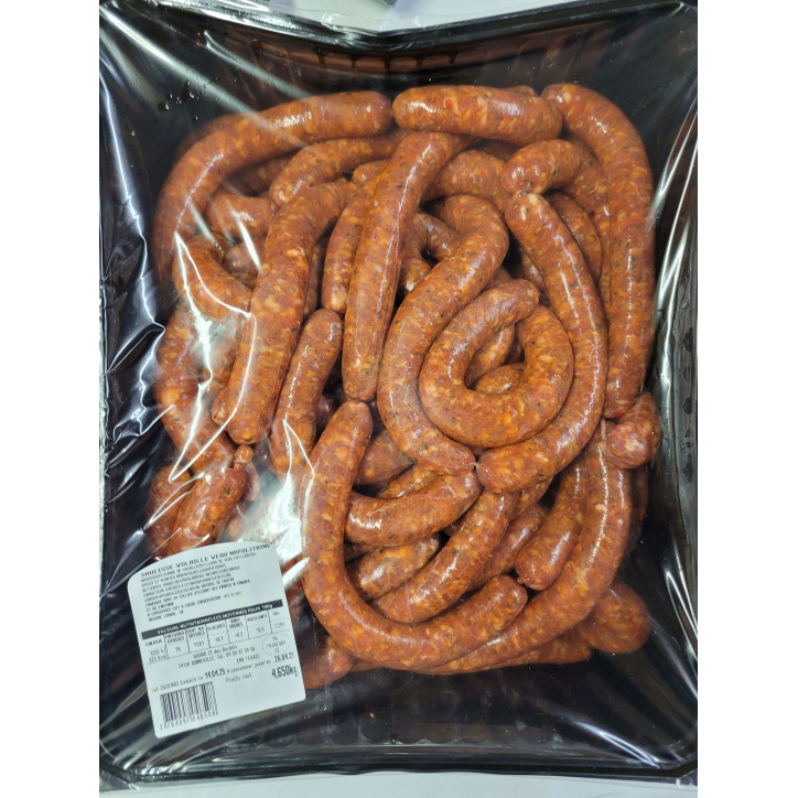 SAUCISSE HALAL NAPOLITAINE 5KG ENV