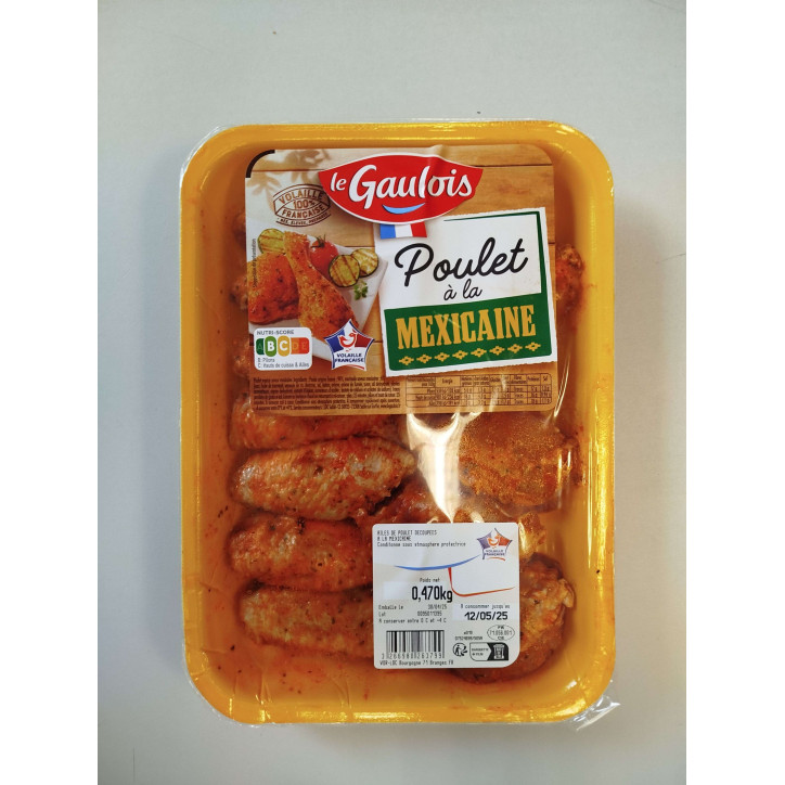 AILES POULET MEXICAINE 470G