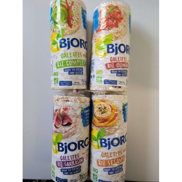 GALETTES BJORG 130G REFS AU CHOIX