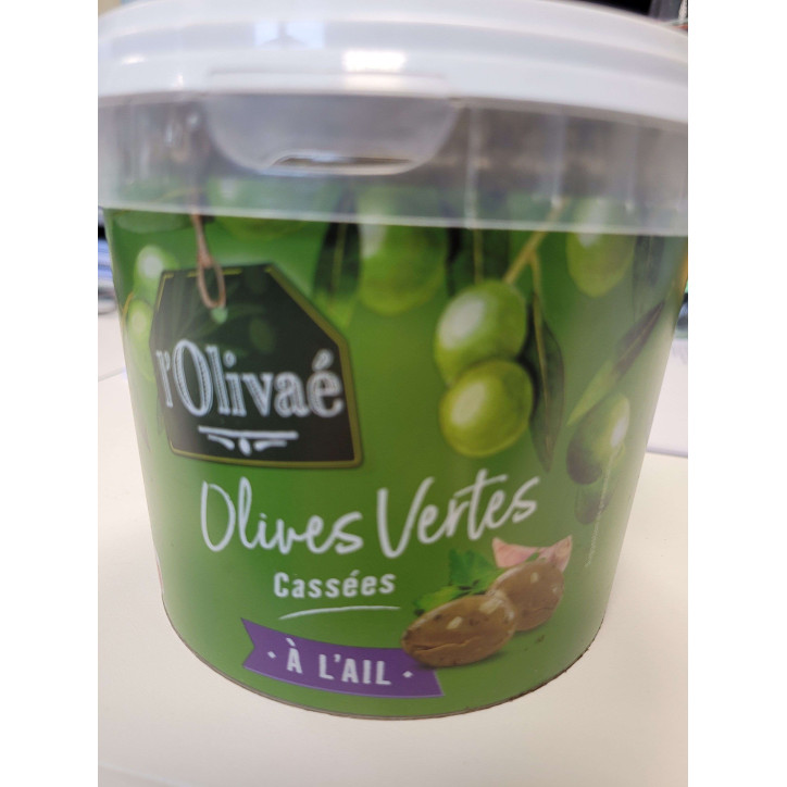 OLIVES VERTES AIL 500G