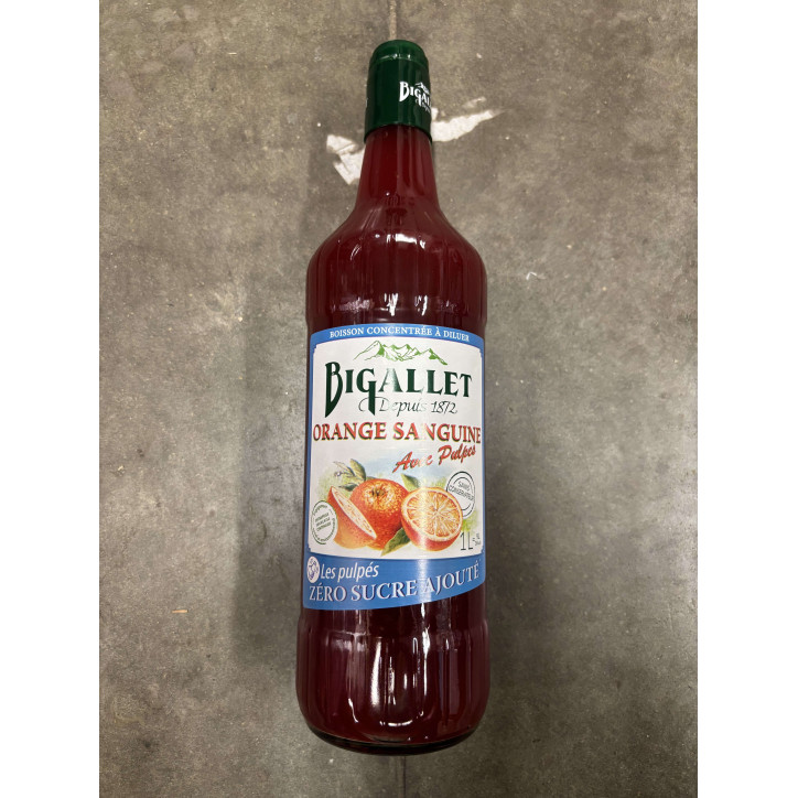 BIGALLET PULPES ORANGE SANGUINE 1L