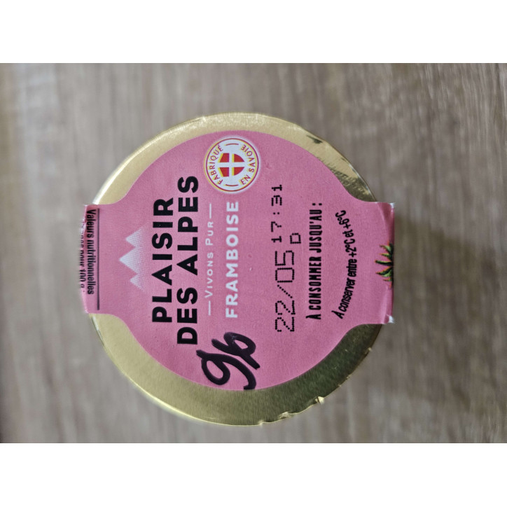 YAOURT DES ALPES FRAMBOISES 125GRS