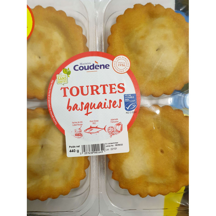 TOURTE BASQUAISE 4 X 110 GR
