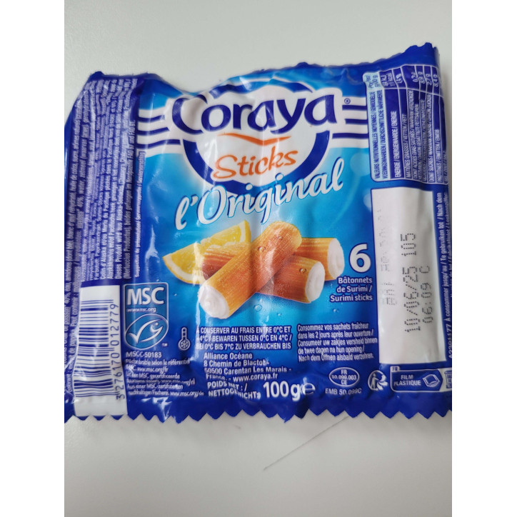 STICKS CORAYA 100G
