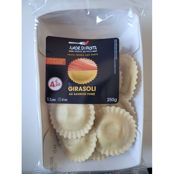 GIRASOLI SAUMON FUME 250G