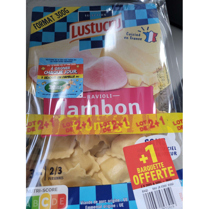 RAVIOLI JAMBON X3 900G