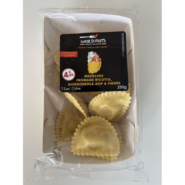 MEZZELUNE GORGONZOLA FIGUES 250G