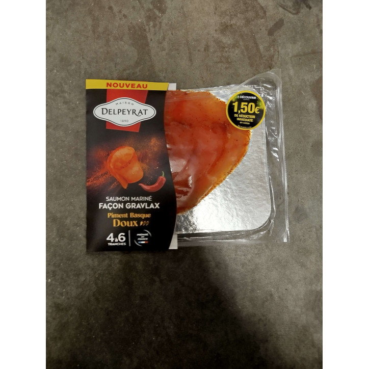 SAUMON GRAVLAX PIMENT 100GR
