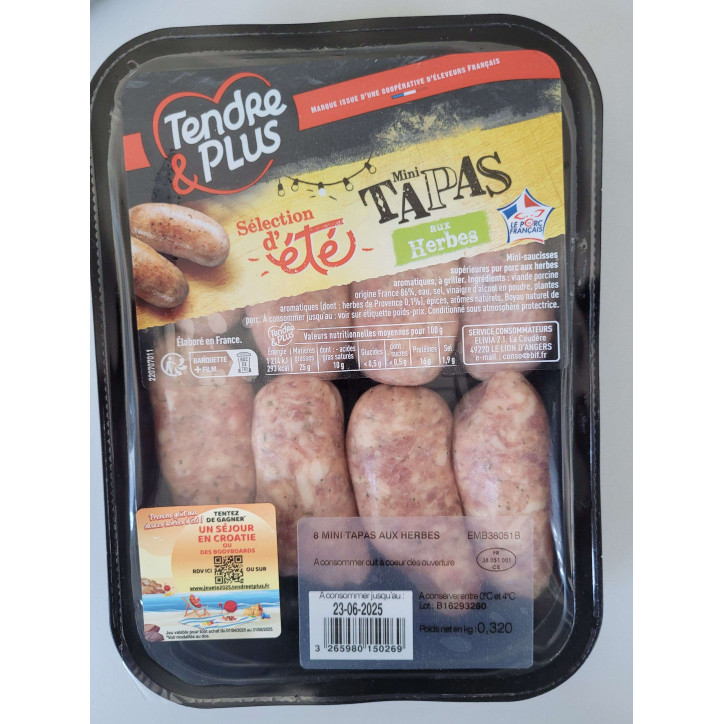 MINI TAPAS AUX HERBES 320G