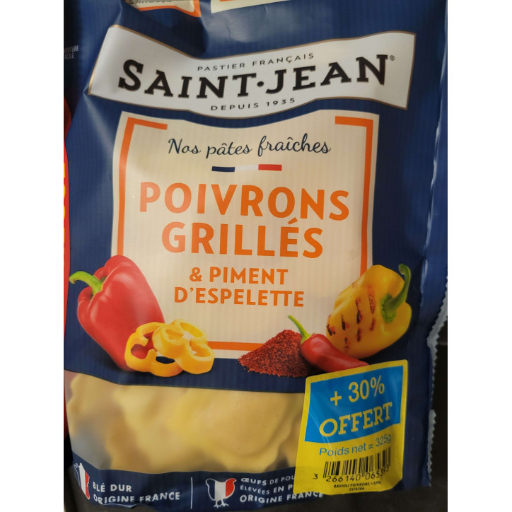 RAVIOLI POIVRONS 325G