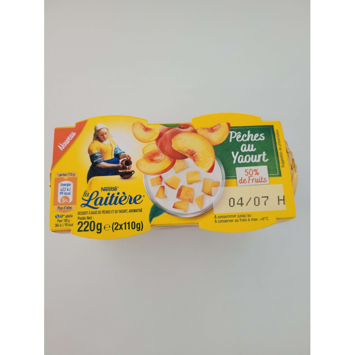 PECHES AU YAOURT 220G