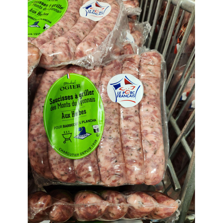 SAUCISSE HERBES A GRILLER 480G
