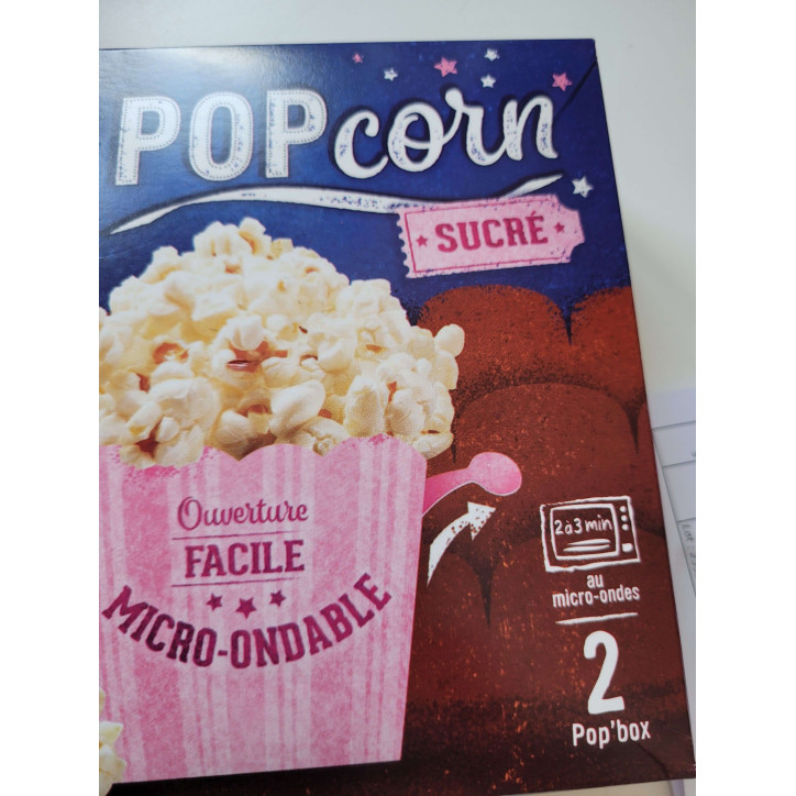 POP CORN MICRO ONDE X2 200G