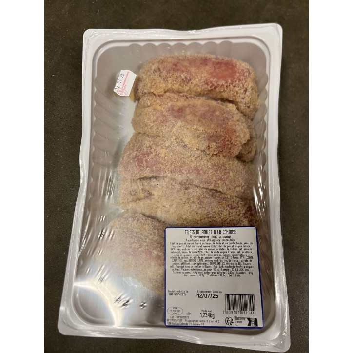 FILETS POULET A LA COMTOISE 1KG ENV
