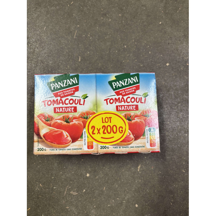 TOMACOULI PANZANI LOT 2 X 200GRS 