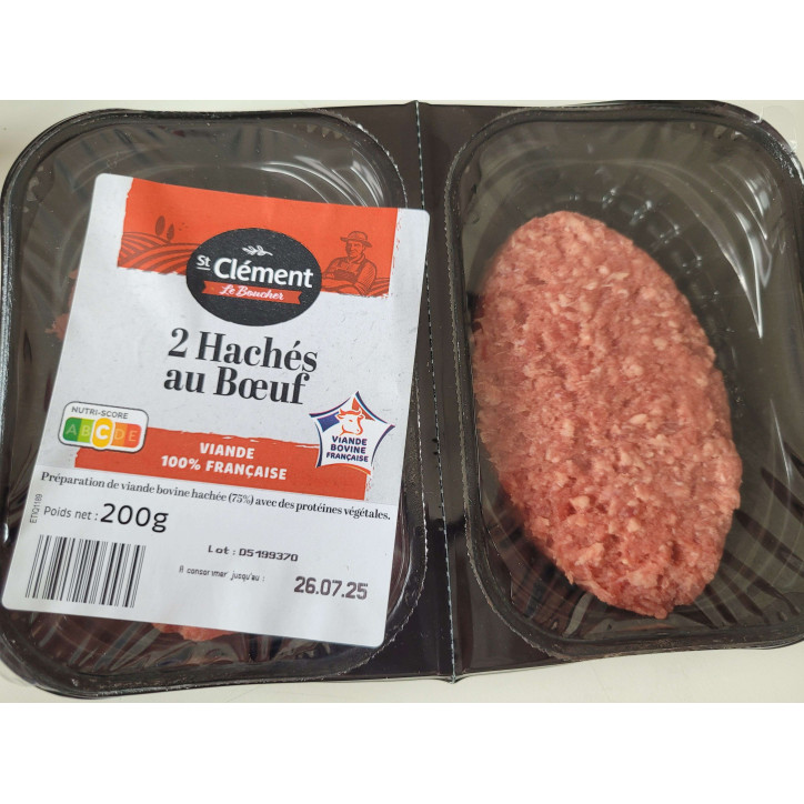 2 HACHES BOEUF 200G