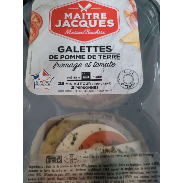 GALETTE PDT FROMAGE TOMATE 330G