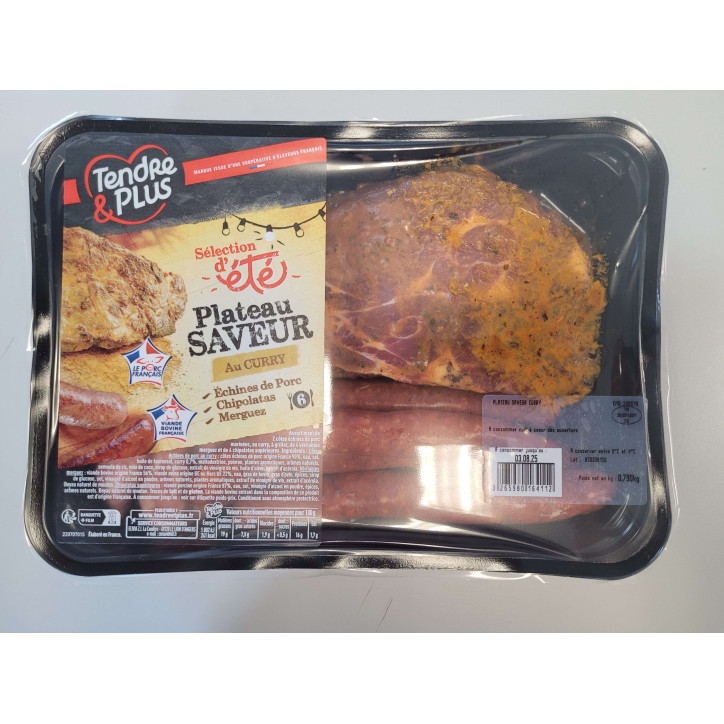 PLATEAU SAVEUR CURRY 790G