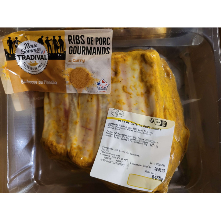 PLAT COTE CURRY 400G ENV