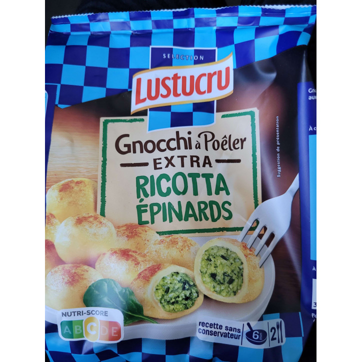 GNOCCHI RICOTTA EPINARDS 280G