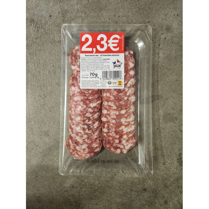 SAUCISSON 22T 70G