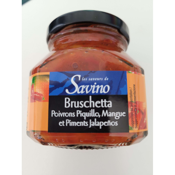 BRUSCHETTA POIVRONS MANGUES PIMENTS 140G