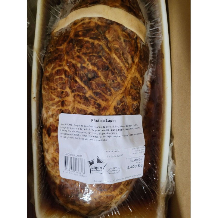 PATE LAPIN 3.4KG