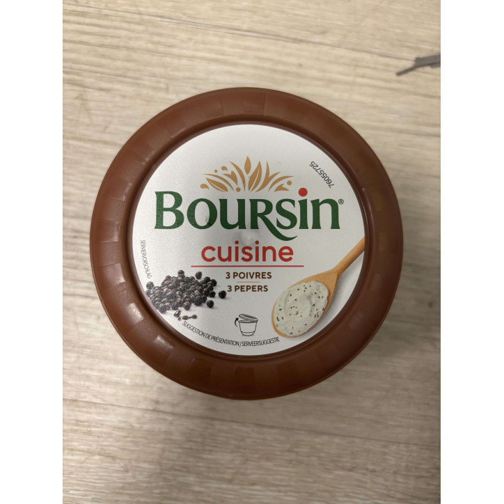 BOURSIN CUISINE 3 POIVRES 230G