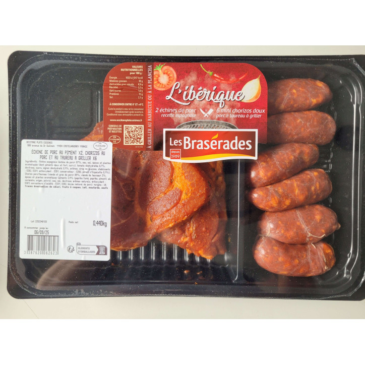 PLATEAU GRILLADE IBERIQUE 440G