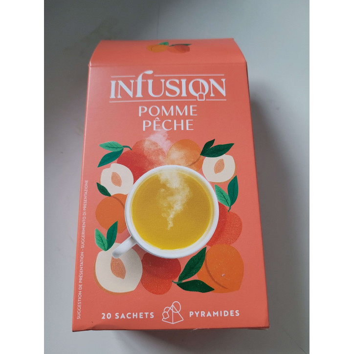 INFUSION POMME PÊCHE 20 SACHETS