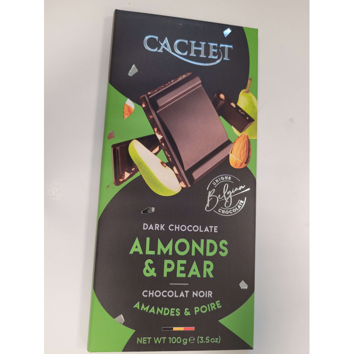 CHOCOLAT NOIR POMME AMANDES 100G