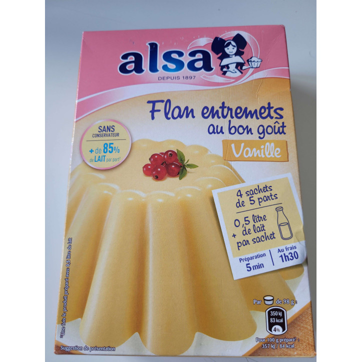 FLAN VANILLE ALSA 192G
