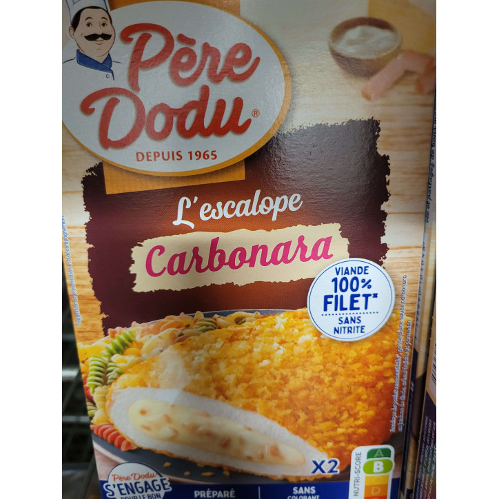 ESCALOPE CARBONARA 200G