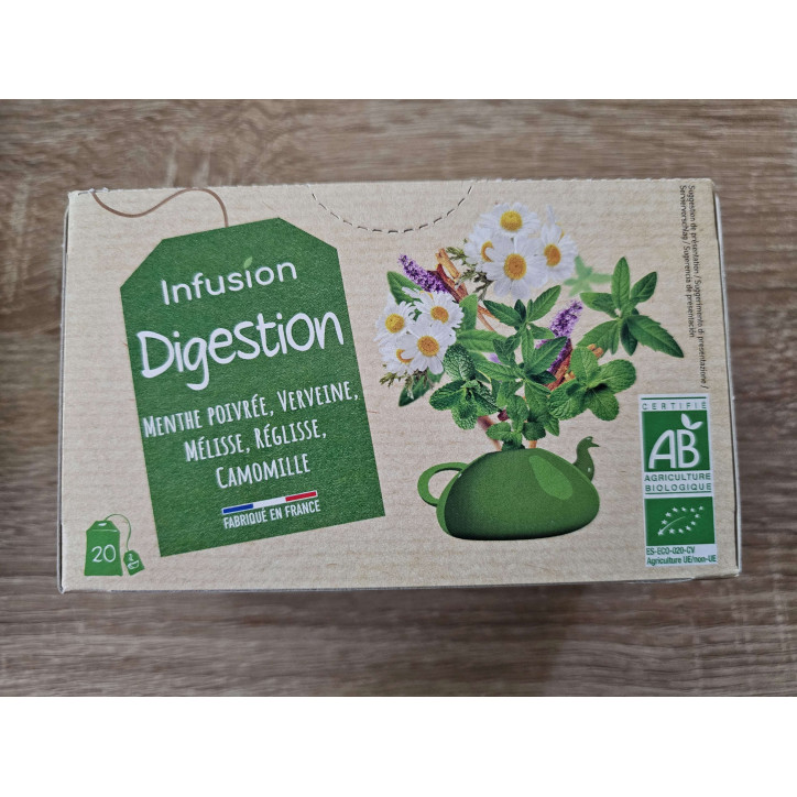 TISANE BIO DIGESTION 20 SACHETS