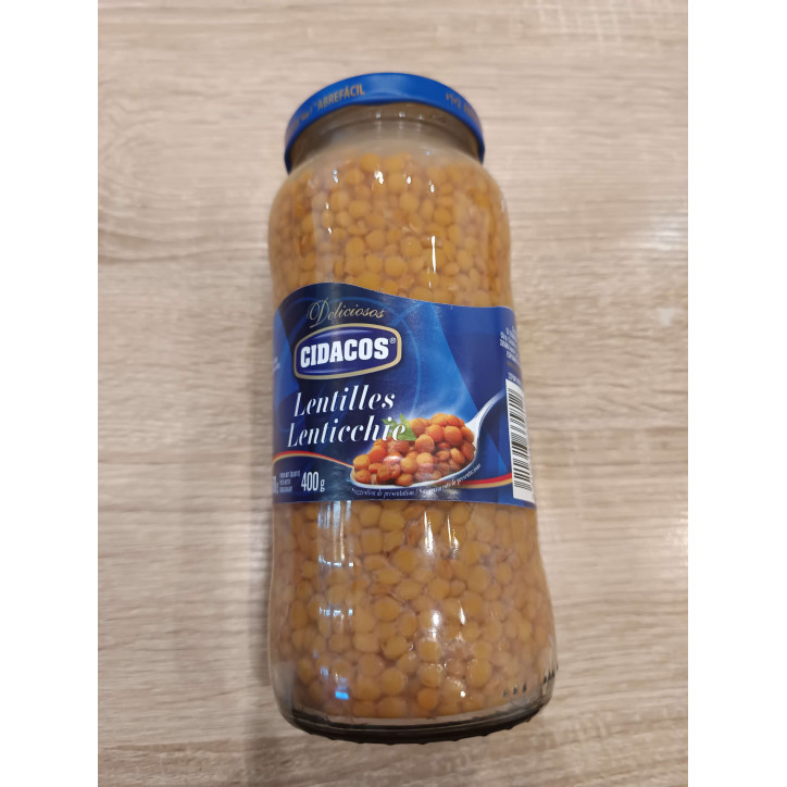 LENTILLES BOCAL 400GR