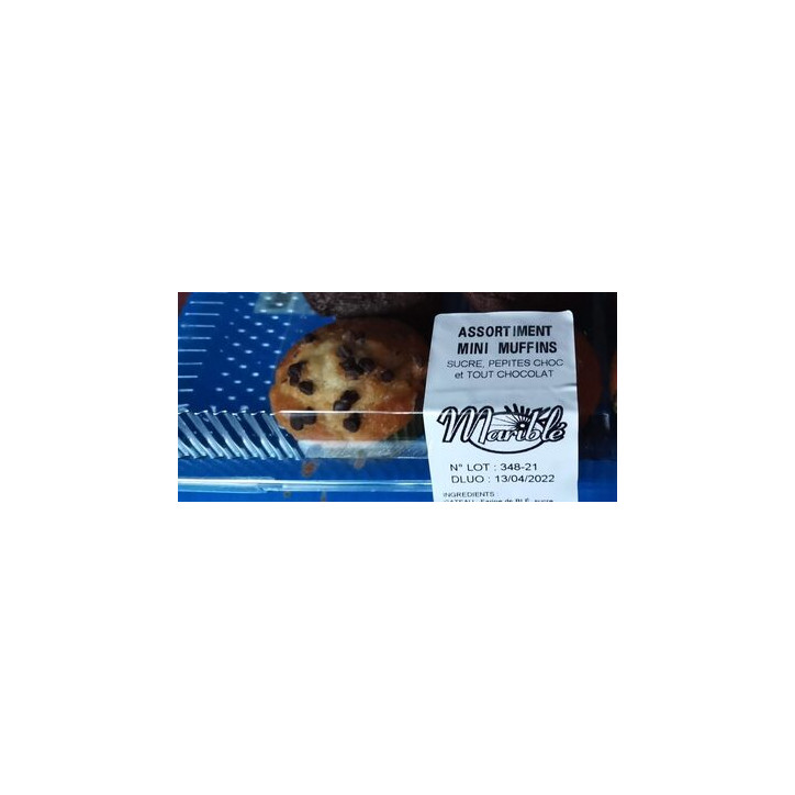 MINI MUFFINS ASSORTIS 600GR